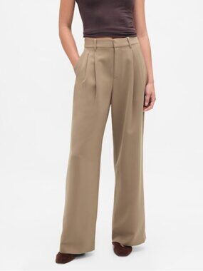 GAP 365 High Riser Trouser - Beachwood Beige EUC